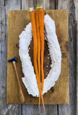 Carrot Manjapuki LAH salt baked with hammer scaled
